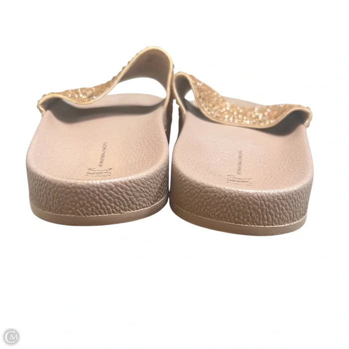 Sandals Flats By Inc In Rose Gold, Size: 8