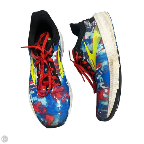 Shoes Athletic By Brooks In Tie Dye Print, Size: 7.5