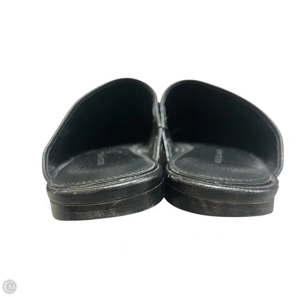 Shoes Designer By Rebecca Minkoff In Black & Gold, Size: 5