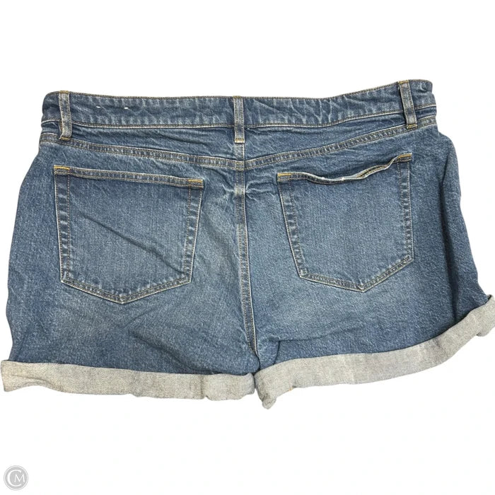 Shorts By Loft In Blue Denim, Size: 14