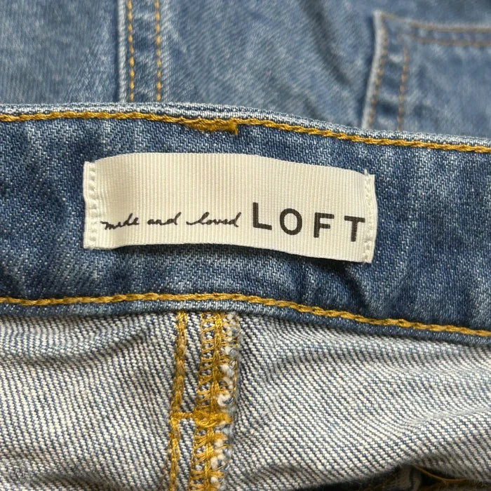 Shorts By Loft In Blue Denim, Size: 14