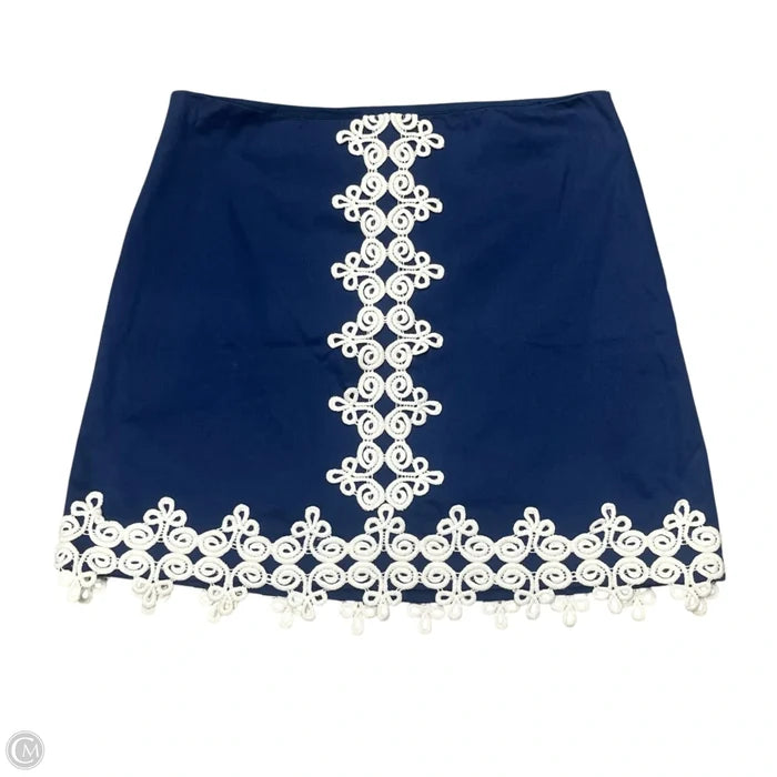 Skirt Designer By Lilly Pulitzer In Navy, Size: 4