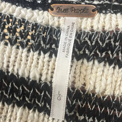Sweater By Free People In Black & Cream, Size: L