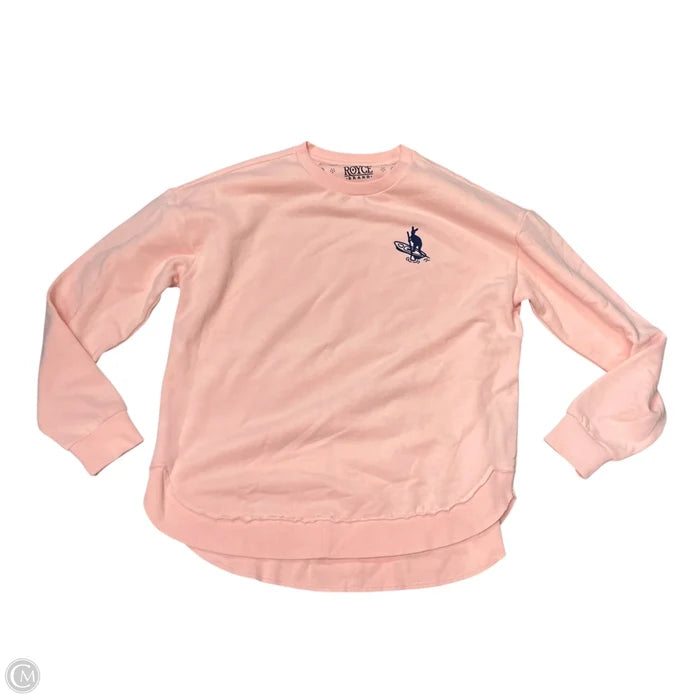 Sweatshirt Crewneck By Royce In Pink, Size: L