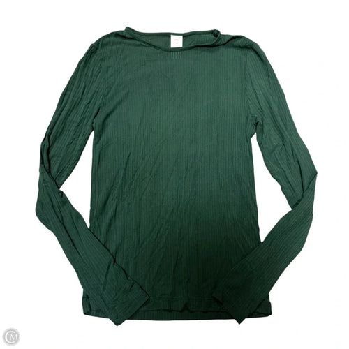 Top Long Sleeve Basic By Aerie In Green, Size: S