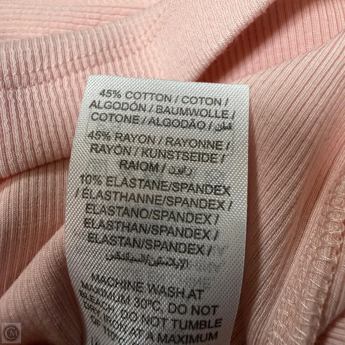 Top Long Sleeve By Edikted In Pink & White, Size: Xs