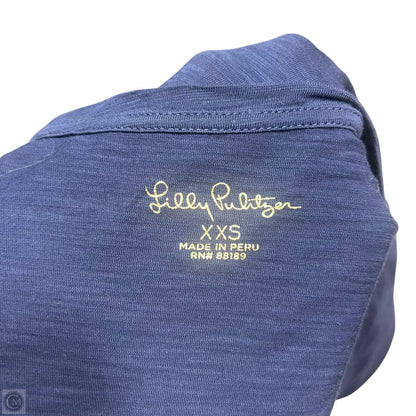 Top Long Sleeve Designer By Lilly Pulitzer In Blue, Size: Xxs