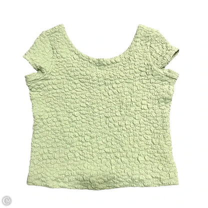 Top Short Sleeve By Maeve In Green, Size: M