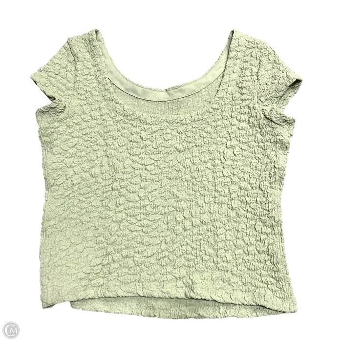 Top Short Sleeve By Maeve In Green, Size: M