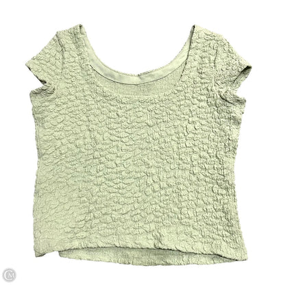 Top Short Sleeve By Maeve In Green, Size: M
