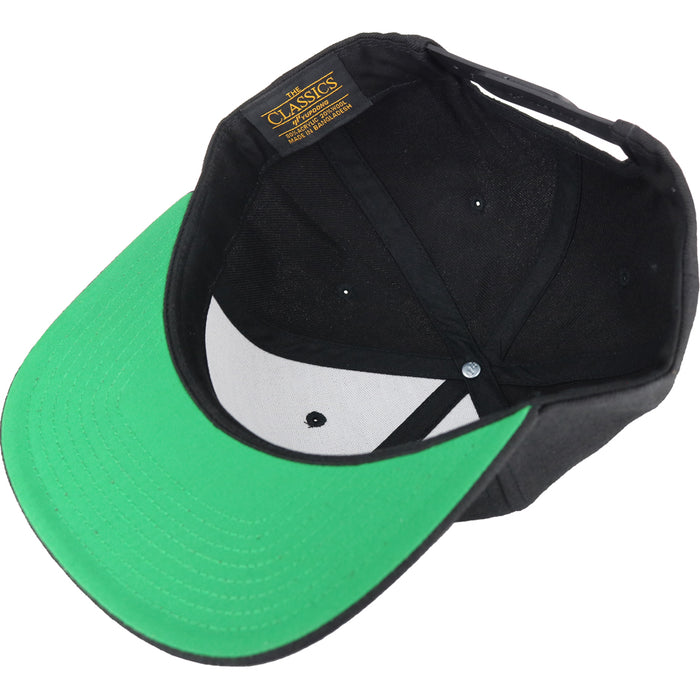 USA Darts Yupoong 6089 Snapback Hat - Black
